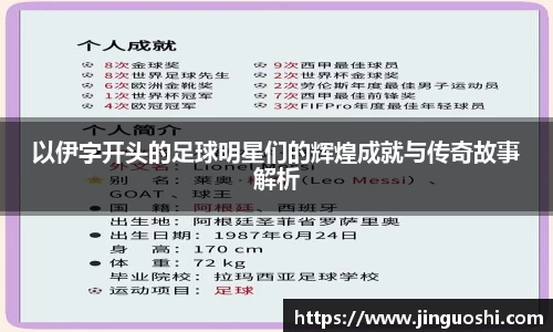 以伊字开头的足球明星们的辉煌成就与传奇故事解析